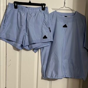 Adidas Light Blue Women's Set